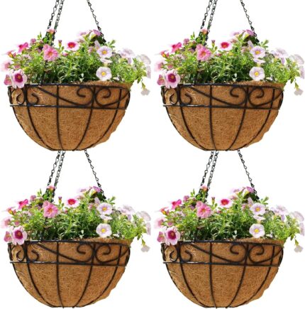 Metal Hanging Plant Basket